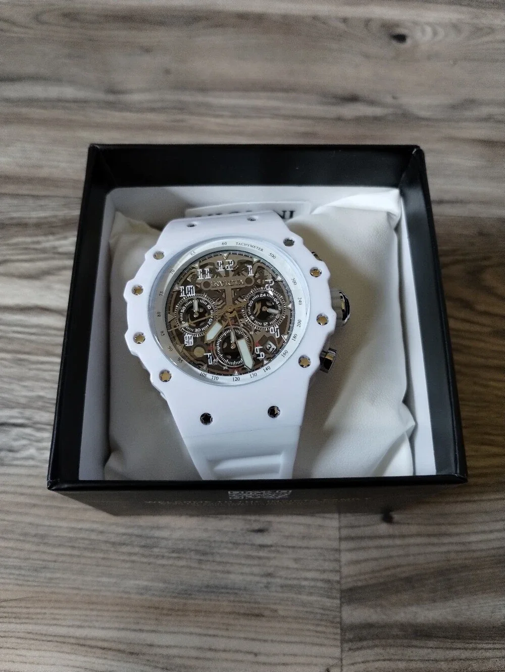 Invicta Racing Apexium Unisex Watch - 41mm, White (69619)